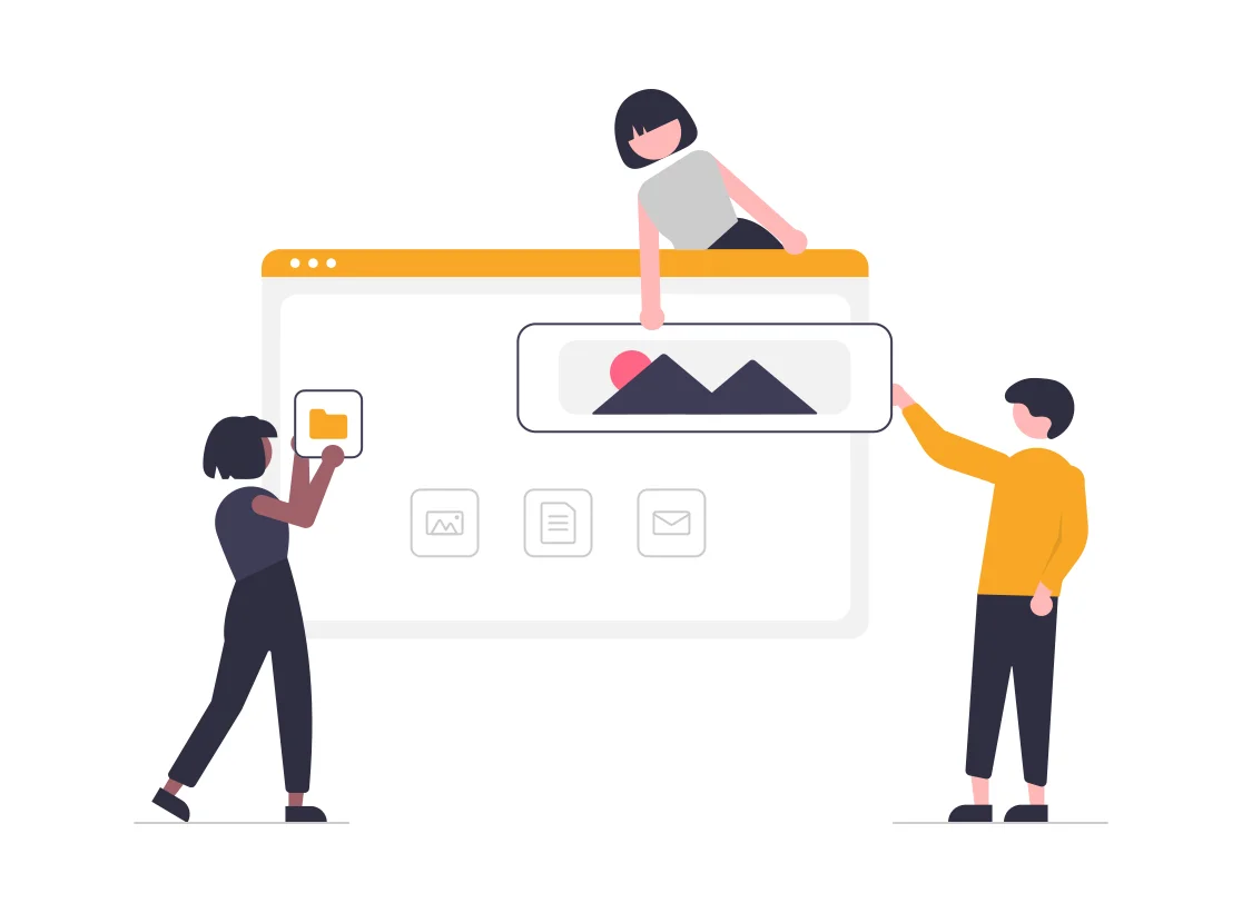 image of starting website