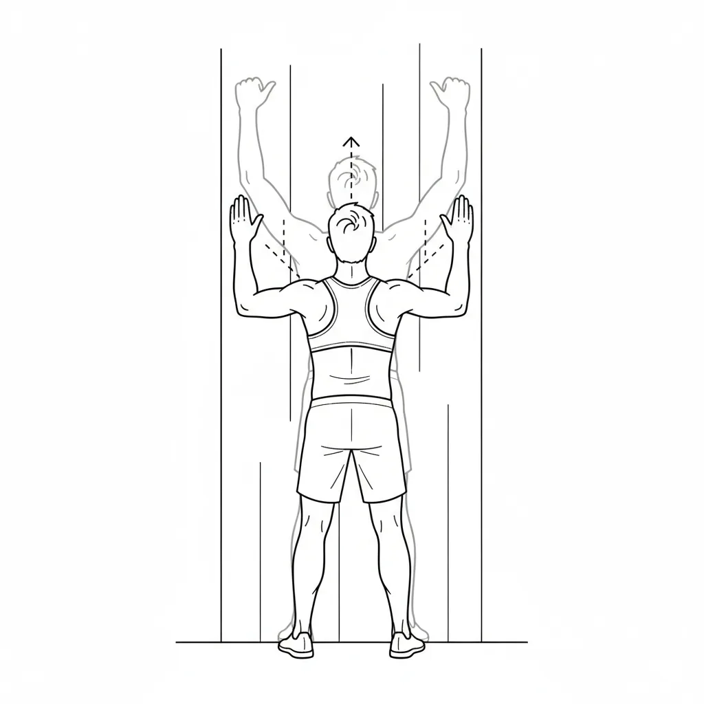 image of wall angel excrcise